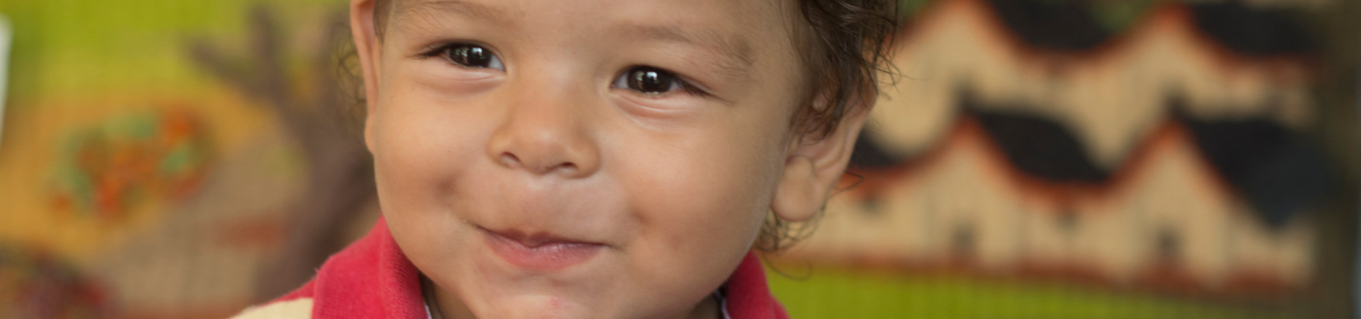 fotografía del rostro de un niño