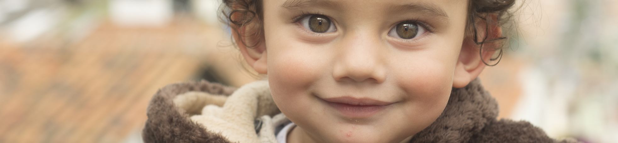 Fotografía del rostro de un niño