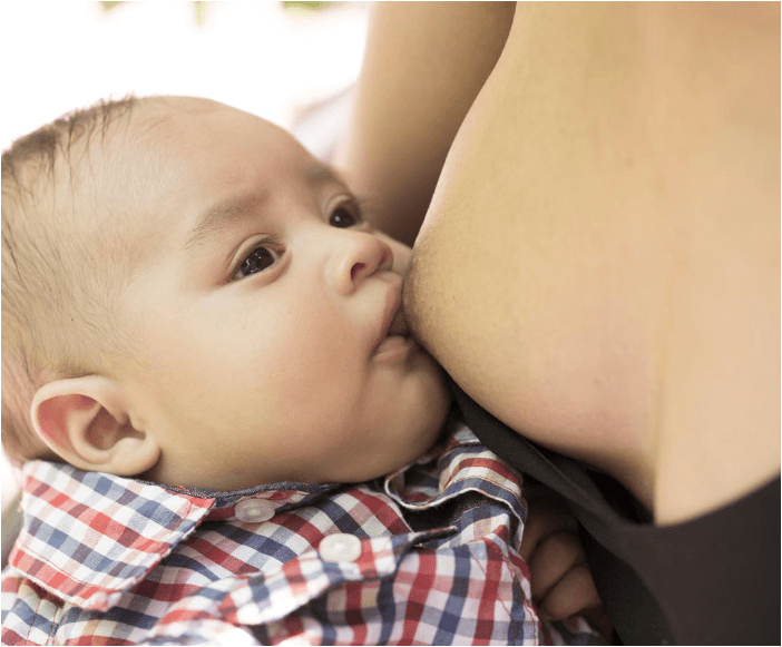 Bancos de Leche Humana, madre alimentando bebé